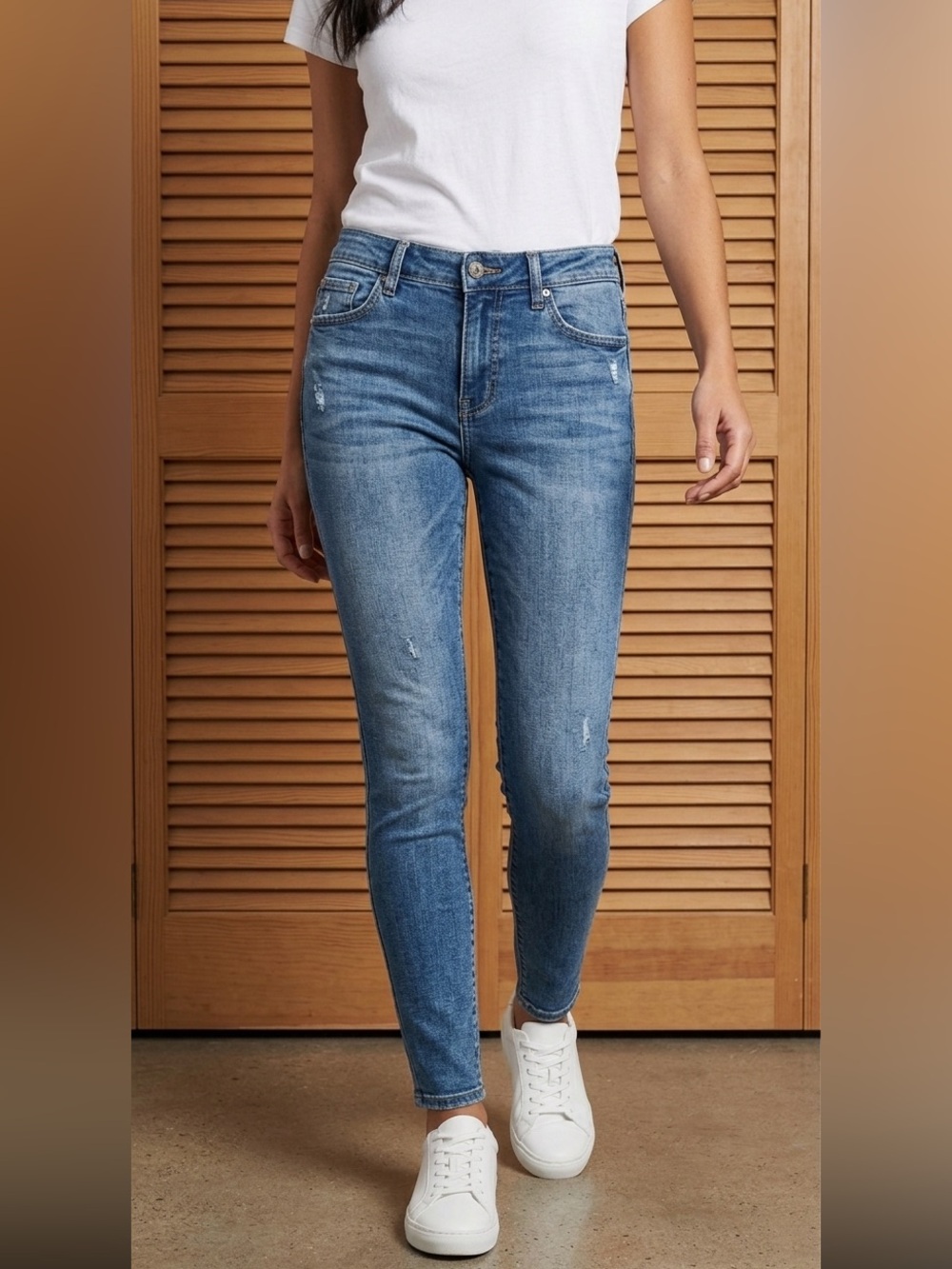 Vigoss Jeans Jagger Skinny Women's Blue Denim Size 28